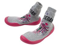 lupilu Baby kruipsokjes (18-19, Grijs/roze)