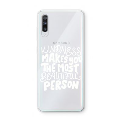 The prettiest: Samsung Galaxy A70 Transparant Hoesje
