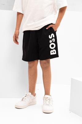 Hugo Boss Logo Zwembroek Kids Zwart - Maat 7/8 jaar - Kleur: Zwart | Soccerfanshop