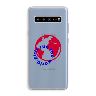Run The World: Samsung Galaxy S10 5G Transparant Hoesje