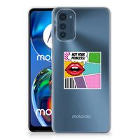 Motorola Moto E32/E32s Silicone Back Cover Popart Princess