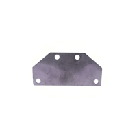 Dr Verloopplaat rvs voor gazelle bagageager 27-80mm