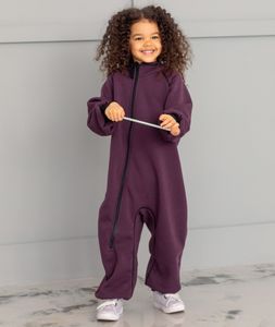 Warmkeeper Fleece Overall Wine Red Jumpsuit