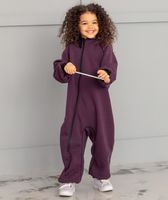 Warmkeeper Fleece Overall Wine Red Jumpsuit