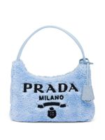 Prada mini sac Re-Edition 2000 en éponge - Bleu