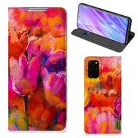 Bookcase Samsung Galaxy S20 Plus Tulips - thumbnail