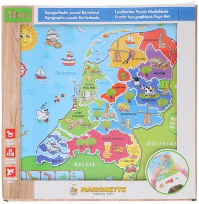 Puzzel Nederland 14 stukjes