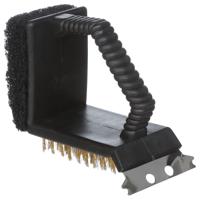 Barbecue grill schoonmaakborstel - 12,5 x 8 x 6 cm - BBQ gereedschap - BBQ accessoires