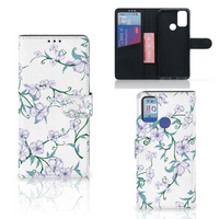 Alcatel 1S (2021) Uniek Hoesje Blossom White