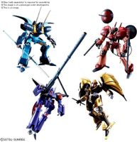 Heavy Metal L-Gaim High Grade 1:144 Model Kit Set - A-Class Heavy Metal Set