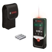 Bosch AdvancedDistance 50 C laserafstandsmeter (precieze afstandsmeting tot 50 meter, touchscreen, meetfuncties