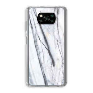 Gestreepte marmer: Xiaomi Poco X3 NFC Transparant Hoesje