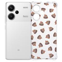 Xiaomi Redmi 13 Pro Plus Hoesje - Poep Emojis TPU Antishock