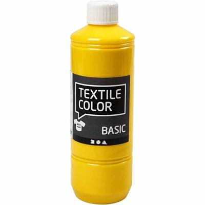 Creativ Company Textielverf - primair geel, 500ml