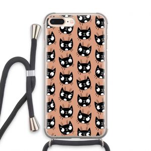 Kat: iPhone 8 Plus Transparant Hoesje met koord
