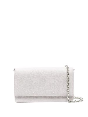 Maison Margiela portefeuille à bride en chaîne - Violet