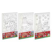 Creative Craft Group Canvas schilderen op nummer kerstmis