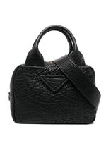 Prada sac à main en cuir grainé - Noir - thumbnail