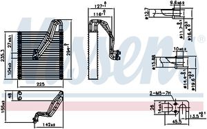 Verdamper, airconditioning 92363