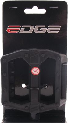 Edge pedaalset breed kunststof zwart