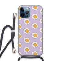 Bacon to my eggs #1: iPhone 13 Pro Max Transparant Hoesje met koord
