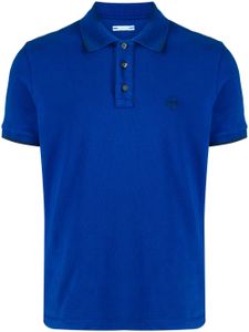 Jacob Cohën polo en coton à logo brodé - Bleu