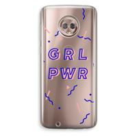 GRL PWR: Motorola Moto G6 Transparant Hoesje