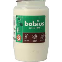 Bolsius Herdenkingslicht nr 3 compo transparant