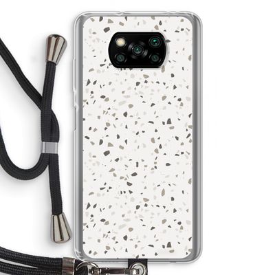 Terrazzo N°14: Xiaomi Poco X3 NFC Transparant Hoesje met koord
