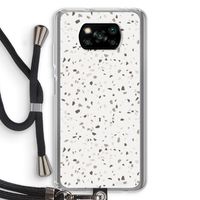 Terrazzo N°14: Xiaomi Poco X3 NFC Transparant Hoesje met koord