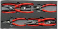 KNIPEX tangen-set "srz ii" 00 20 01 v09 tangenset (rood/zwart, 4-delig)