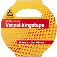Verpakkingstape bruin 50mm - Deltafix