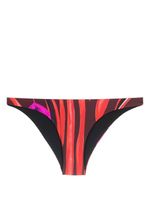 Louisa Ballou bas de bikini à imprimé graphique - Rouge