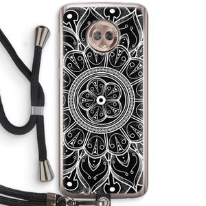 Roses Are Red: Motorola Moto G6 Transparant Hoesje met koord