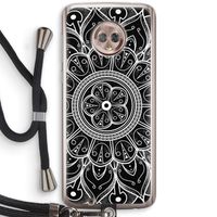 Roses Are Red: Motorola Moto G6 Transparant Hoesje met koord