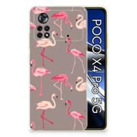 Xiaomi Poco X4 Pro 5G | TPU Hoesje | Flamingo
