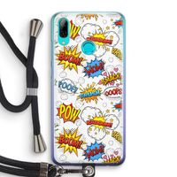 Pow Smack: Huawei P Smart (2019) Transparant Hoesje met koord