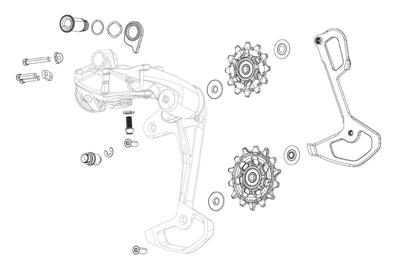 SRAM Inner cage xx1 eagle 52t