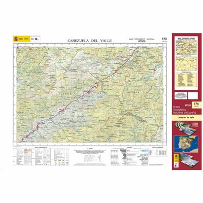 Topografische kaart 576 MT50 Cabezuela del Valle | CNIG - Instituto Geográfico Nacional1