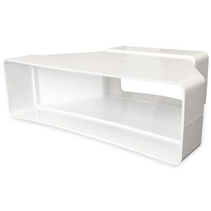 Verloopstuk - 204x60 naar 120x60mm - symmetrisch