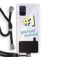 Victory Royale: Samsung Galaxy A71 Transparant Hoesje met koord