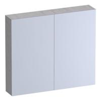 Brauer Impress Spiegelkast 80 cm - zonder Verlichting - Met 2 Dubbelzijdige Spiegeldeuren - Forest Seashell