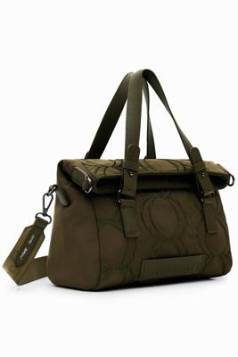 Tas met cirkels in reliëf - GREEN - U Tas met cirkels in reliëf - GREEN - U