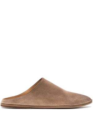 Marsèll chaussons en cuir - Marron