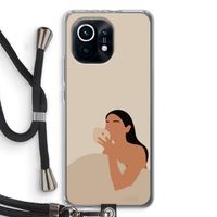 Fresh coffee: Xiaomi Mi 11 Transparant Hoesje met koord