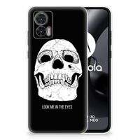 Silicone Back Case Motorola Edge 30 Neo Skull Eyes