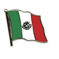 Pin broche speldje Vlag Mexico 2 cm - thumbnail