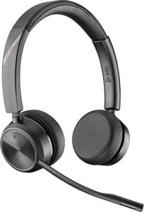 HP Poly Savi 7220 Stereo DECT On Ear headset Computer DECT Stereo Zwart Volumeregeling, Microfoon uitschakelbaar (mute)