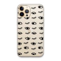 Eye pattern #2: iPhone 13 Pro Max Transparant Hoesje