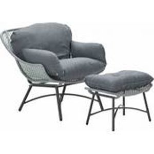 Logan fauteuil met voetenbank vw - Garden impressions